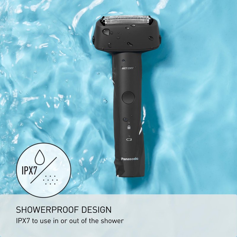 Panasonic Electric Razor for Men, Wet Dry Shaver with 3-Blade Cutting System, Ergonomic Handle and USB-C Charging- ES-RM3B-K