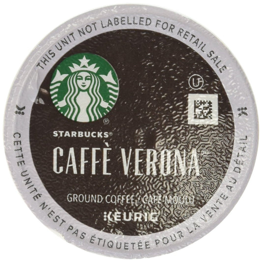 Starbucks K-Cup Coffee Pods - Dark Roast Caffè Verona for Keurig - 100% Arabica - 96 Pods Total