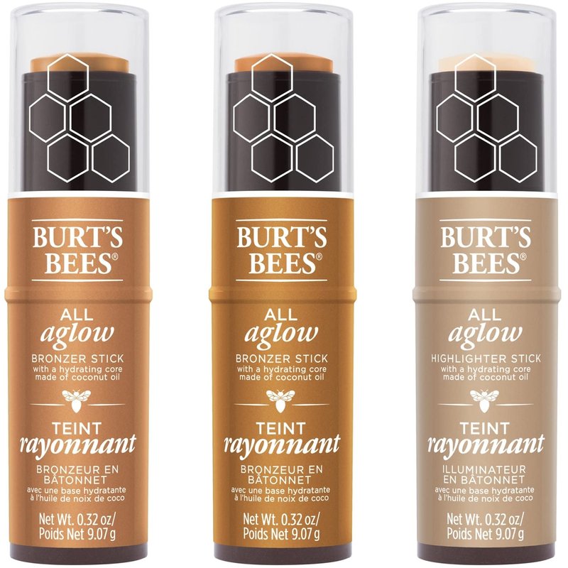 Burts Bees 100% Natural All Aglow Bronzer Stick, Bronze Splash - 0.3 Ounce