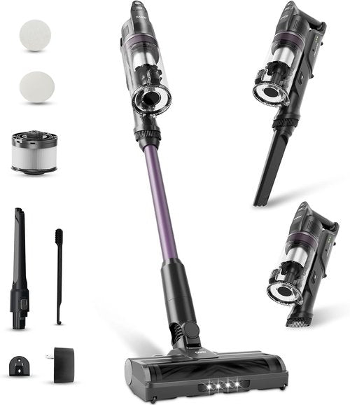 CANDY Cordless Vacuum Cleaner - Strong Suction, Lightweight & Removable Battery | 45 Mins Runtime for Home Use