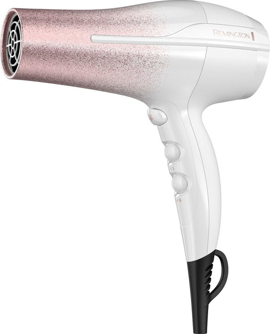 Remington D5952 Titanium Fast Dry Hair Dryer, 1875 Watts, 3 Heat + 2 Speed Settings, Cool Shot, Concentrator Included