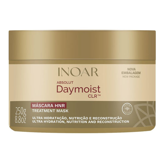 INOAR DayMoist Ultra Moisturizing Hair Mask with Beet Extract for Intense Conditioning & Shine, 8.8 Fl Oz