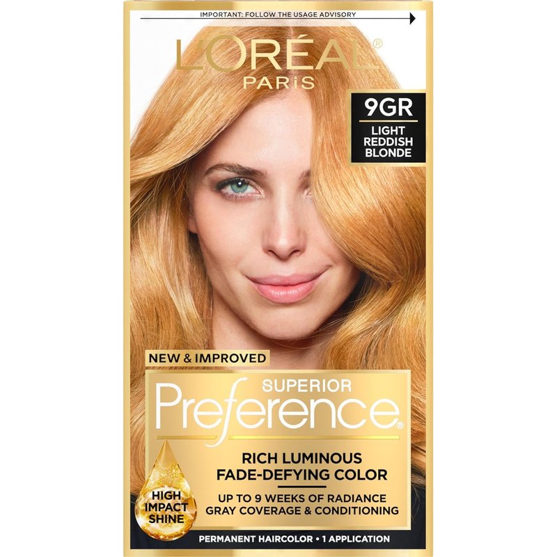 L'Oreal Superior Preference - 9GR Light Reddish Blonde (Warmer) 1 Each (Pack of 3)