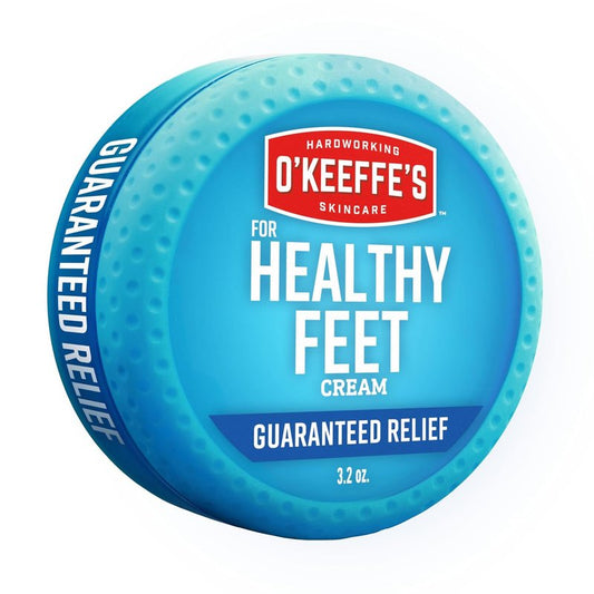 O'Keeffe's Foot Cream for Healthy Feet - 3.2 oz Jar | Repair Extremely Cracked, Dry Skin