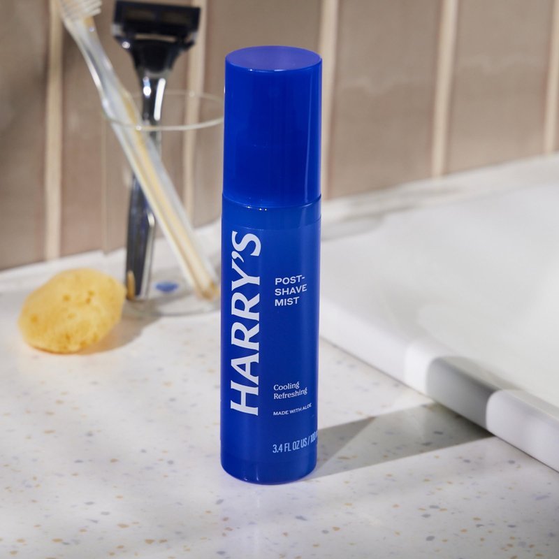 Harry's Post-Shave Mist for Men with Aloe, Eucalyptus, and Tea Tree, Soothes and Hydrates Skin After Shaving, 3.4 fl oz (Pack of 2) - TSA Approved Travel Essentials