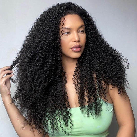 Leeven Pre Looped Micro Kinky Curly crochet Hair 14 Inch 8 Packs Black Micro Curly Braiding Hair For Mini Passion Twist (1B#)