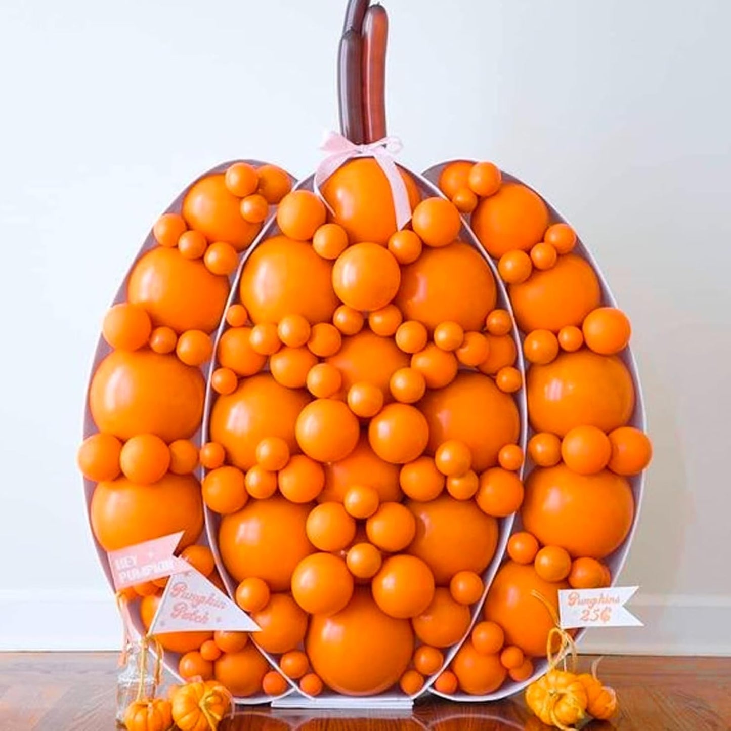 PartyWoo Orange Balloons - 50 Pcs Mini 5-Inch Latex Balloons for Fall Celebrations & Events