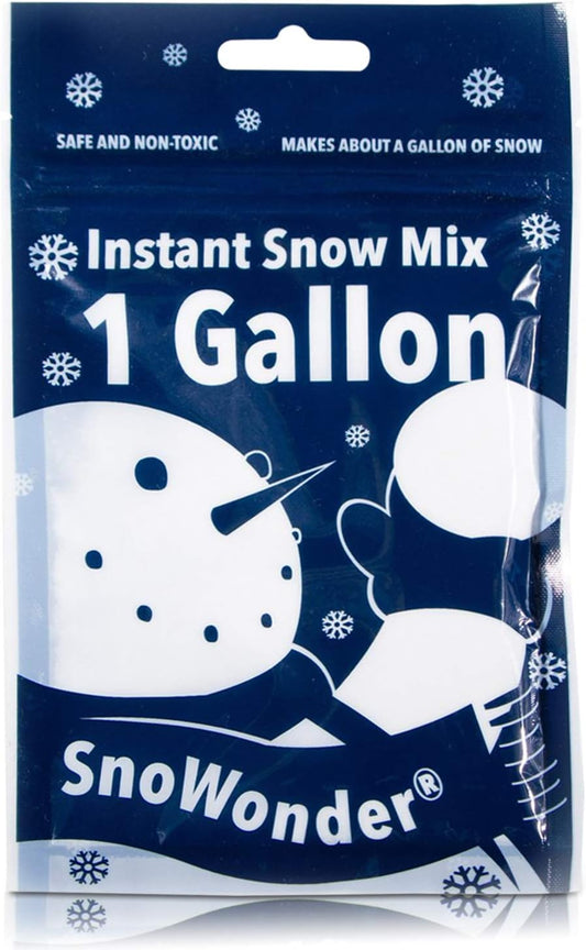 SnoWonder Instant Snow - Create 4 Liters of Realistic Fake Snow for Cloud Slime Fun
