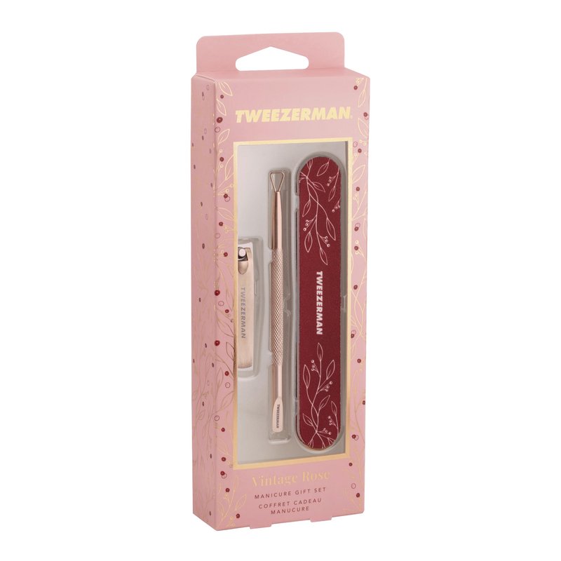 Tweezerman Vintage Rose Manicure Gift Set