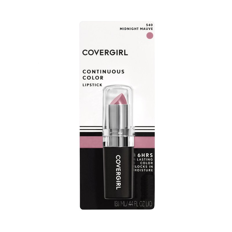 COVERGIRL Continuous Color Lipstick Midnight Mauve 540, .13 oz (packaging may vary) (Pack of 2)