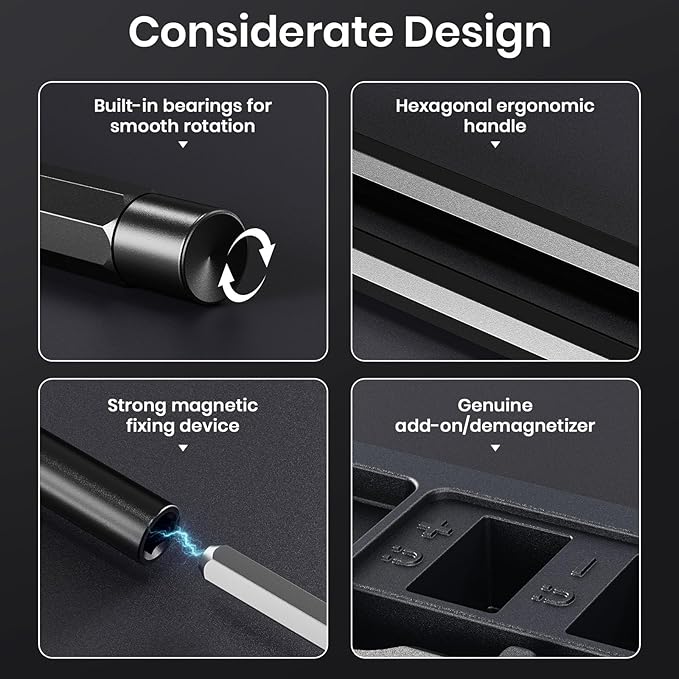 38-in-1 Precision Screwdriver Set, Mini Professional Tiny Repair Tool Kit for Phone, Computer, Watch, Laptop, PS5, Xbox,Switch,Macbook, Ring Doorbell, Eyeglass, Electronic, Gifts Gadgets for Men
