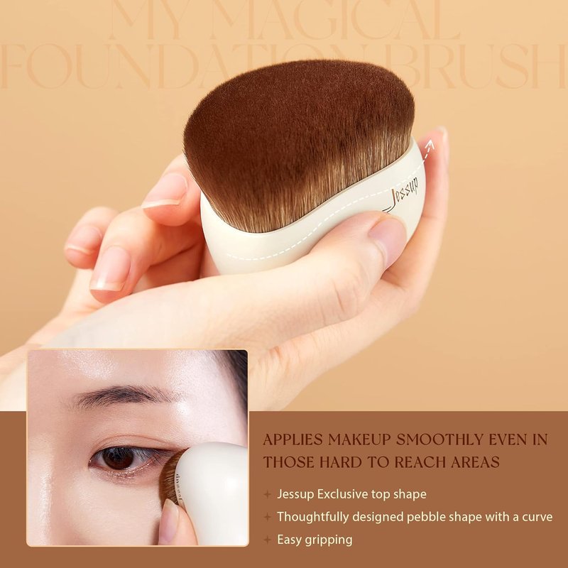Face Makeup Brushes Set - Jessup T508 with Foundation Brush SF002 | Professional Quality