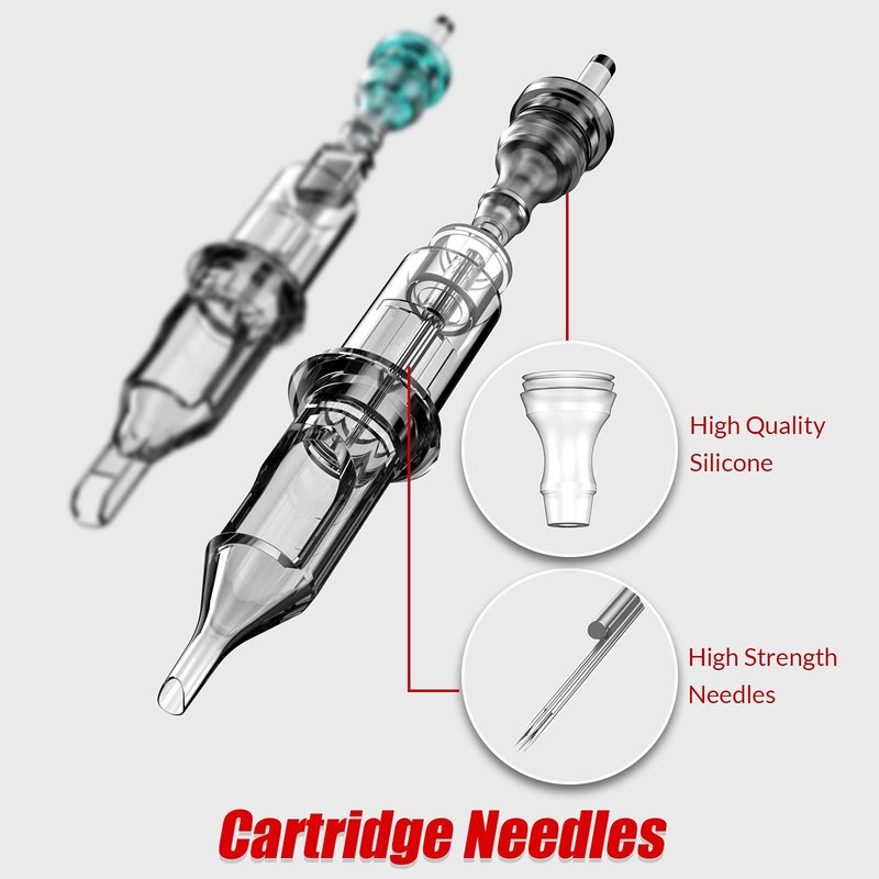 Tattoo Kit,Wormhole Complete Tattoo Pen Kit Rotary Tattoo Gun for Beginners Tattoo Power Supply Tattoo Ink Tattoo Cartridge Needles TK203