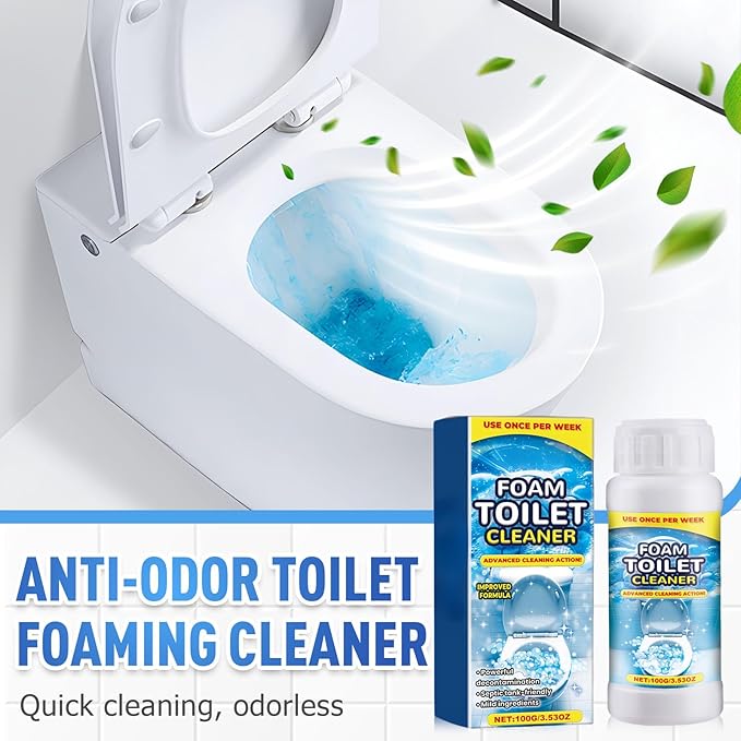 2025 Upgraded Foam Toilet Cleaner, New Powerful Toilet Bowl Cleaner, Advanced Bathroom Cleaner for Home, Powerful Instant Bowl Cleaners for Toilets Squatting Pans (3)