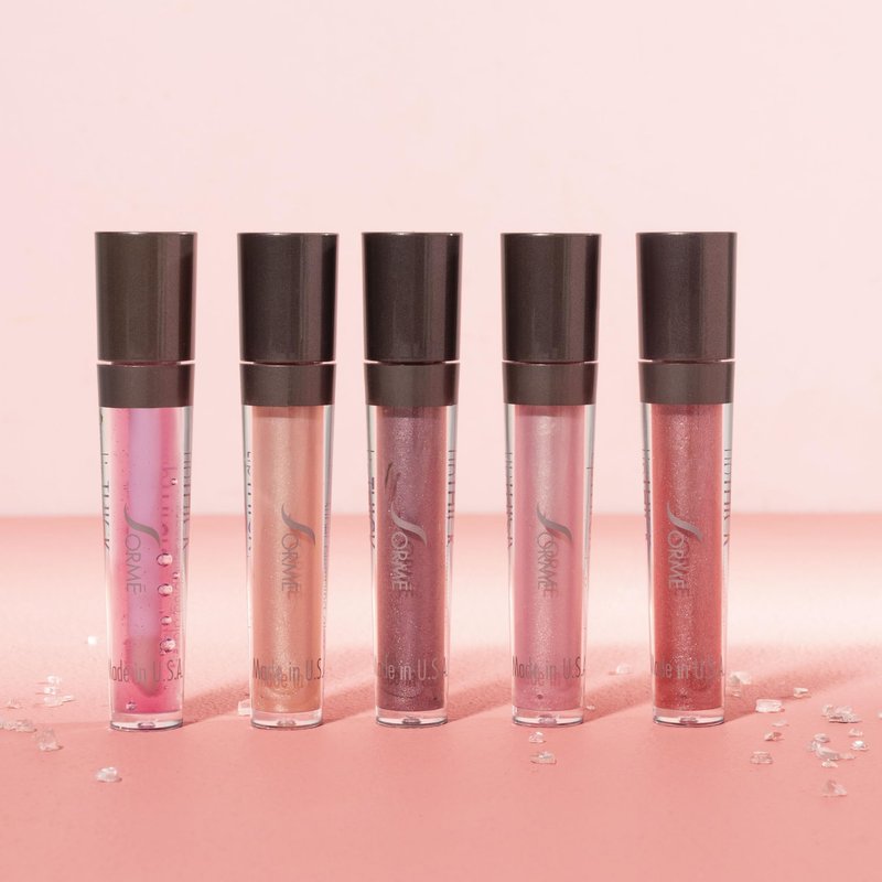 SORME Treatment Cosmetics LipThick Plumping Gloss for Shiny and Fuller Looking Lips | Doll Shade