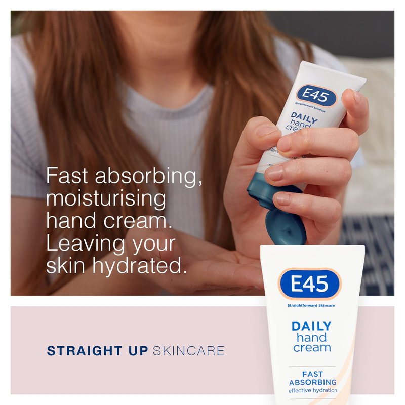 E45 Dermatological Moisturising Hand Cream (50ml)