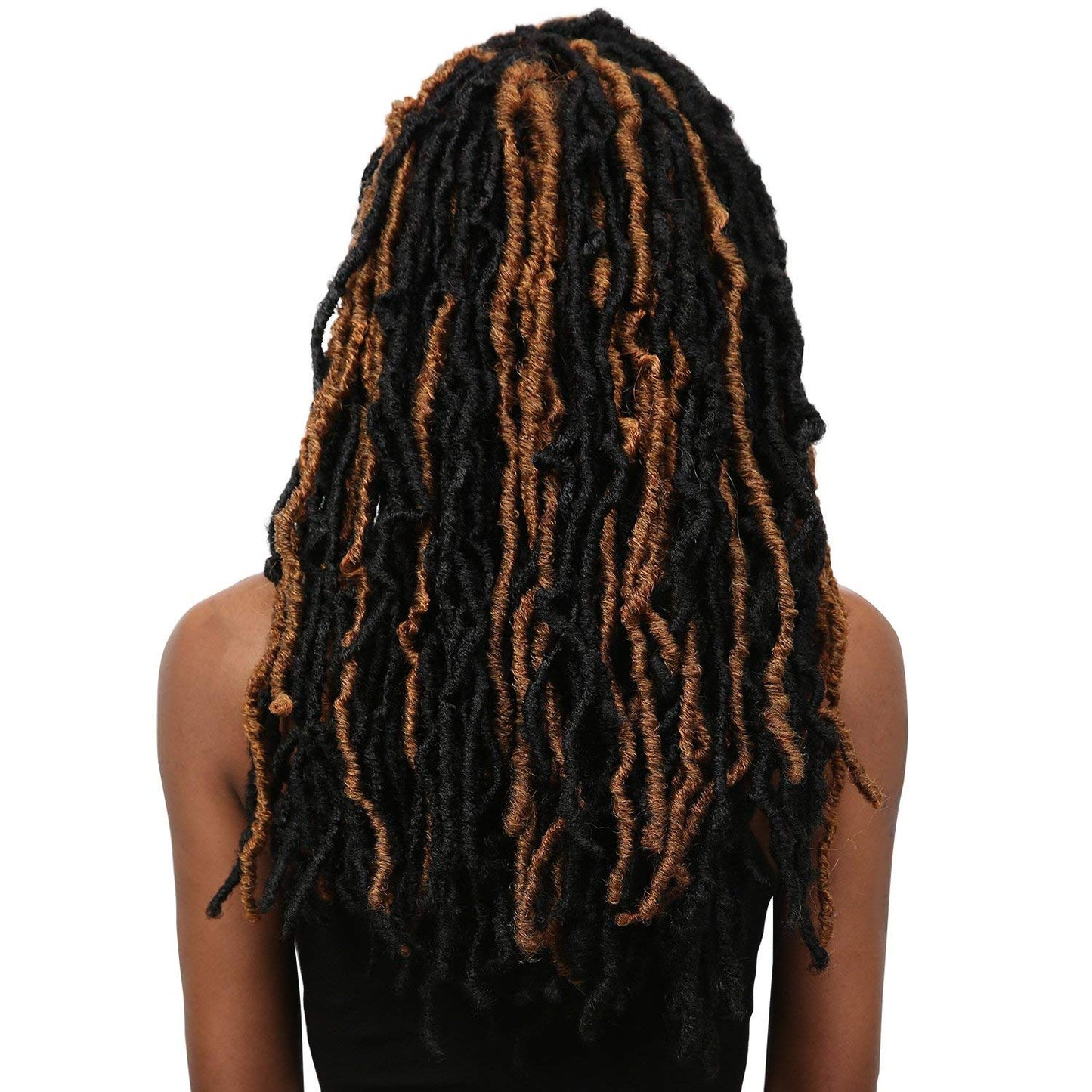 Bobbi Boss Synthetic Hair Crochet Braids African Roots Braid Collection Nu Locs 18" (6-PACK, 4)