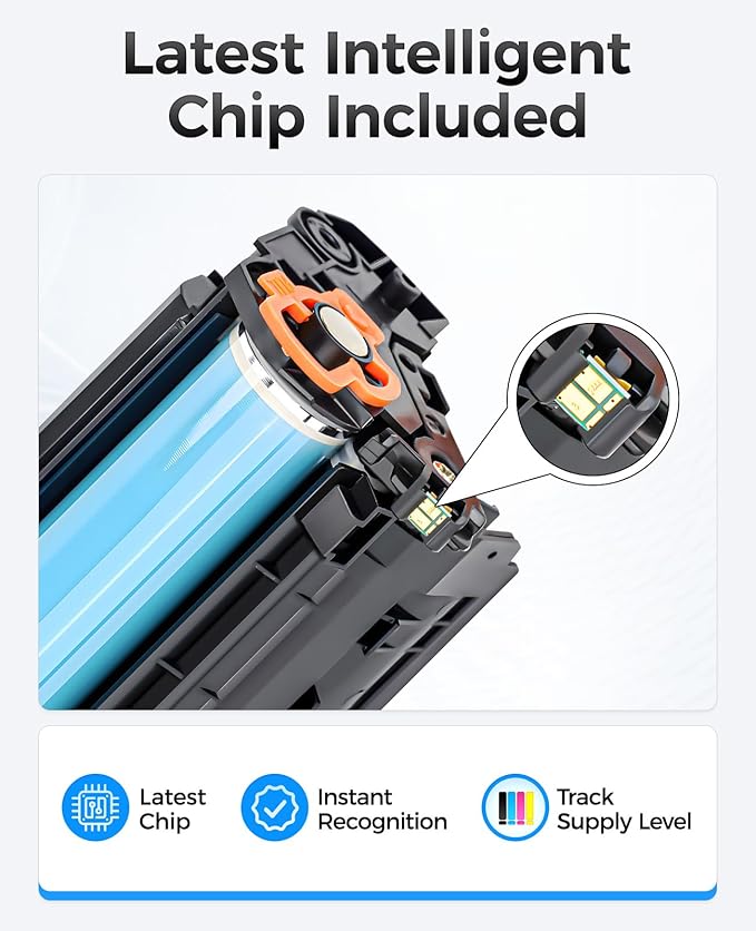 141A W1410A Toner Cartridge Black 2-Pack (with chip) High Yield Replacement for HP 141A W1410A 141X W1410X Toner Compatible with HP LaserJet Pro M110w MFP M139w M140w Printer Ink M110we M139we M140we