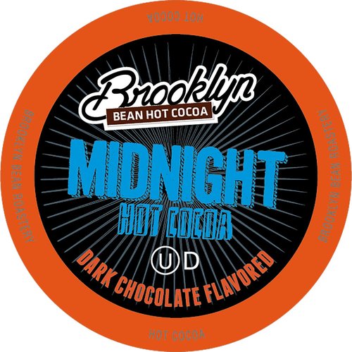 Brooklyn Beans Hot Cocoa Pods - Midnight Dark Chocolate Flavor | 40 Count for 2.0 K-Cup Brewers
