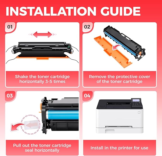 JCTONER 067H 067 Toner Cartridge Set (Black,2-Pack)