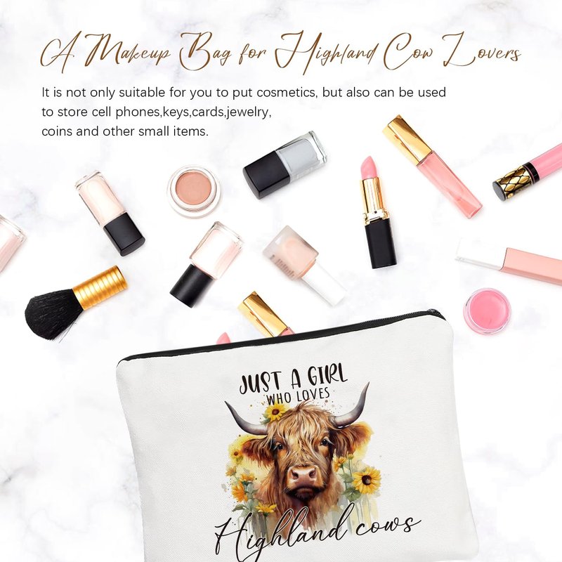 UAREHIBY Mothers Day Highland Cow Gifts for Women Mom,Cow Themed Gifts for Cow's Lovers,Cows Stuff with 18 oz Cup,Cute Birthday Christmas Gift for Women,Cow's Lover Gift,Highland Cows Stuff
