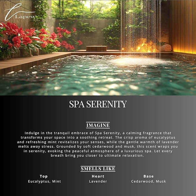 Lapew Spa Serenity Bundle – Carpet Deodorizer Powder & Scented Mop Soap Set – Odor Eliminator for Pet-Friendly Homes