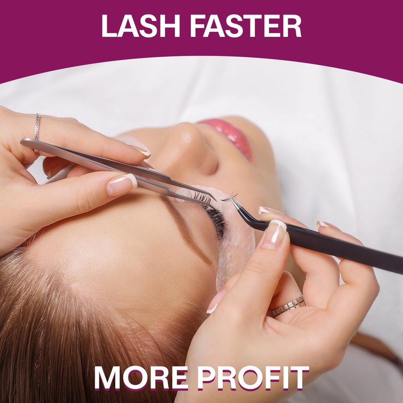 GLAMGAZE 750 Wispy Promade Fans - 5D 7D 9D, C D CC Curl 0.05-0.07mm Thickness Mixed Length - Handmade Wispy Eyelash Extensions Loose Premade Lash Fans Soft Spikes Volume Lash (9D-0.05-C, 11/12/13)
