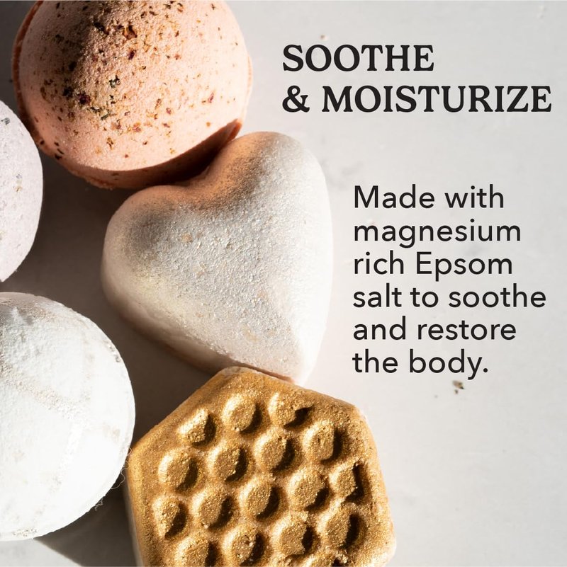 Pacha Soap Co. Froth Bath Bombs 3-Pack - Handmade Bath Bomb Set with Nourishing, Moisturizing, Premium Ingredients and Essential Oils, Clean & Cruelty-Free, Handcrafted in The USA, 5-Pack