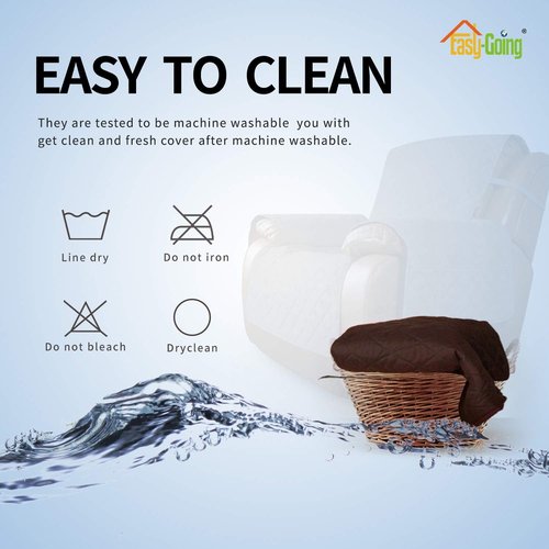 Easy-Going Reversible Loveseat Couch Cover for 2 Cushion Couch Sofa Cover for Dogs Water Resistant Furniture Protector with Foam Sticks Elastic Straps for Pet (Loveseat, Chocolate/Chocolate)