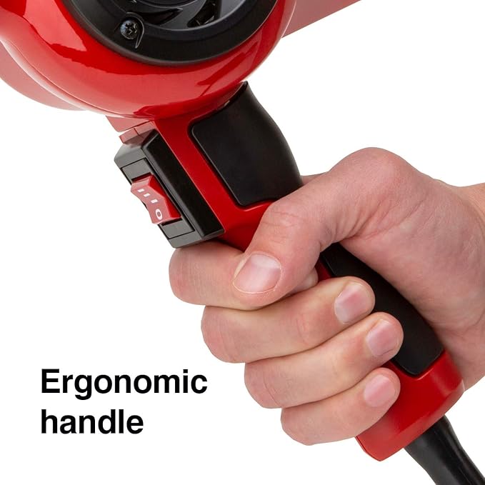 Master Appliance HG-501D Industrial Heat Gun, High Airflow, Quick Change Plug-In Heating Element, 1200F, 120V, 1740W, 14.5 Amps, Engineered In USA