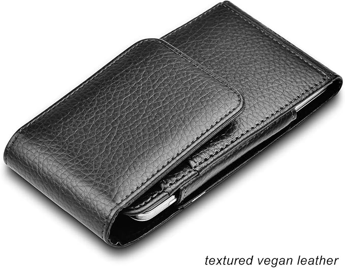 Tiflook Phone Holster for Samsung Galaxy S26 Ultra S25 FE S24 S23 S22 S21 S20 A37 A17 A36 A16 A15 5G A26 A56 PU Leather Case Cell Phone Pouch Belt Phone Holder with Belt Clip Carrying Case,Black