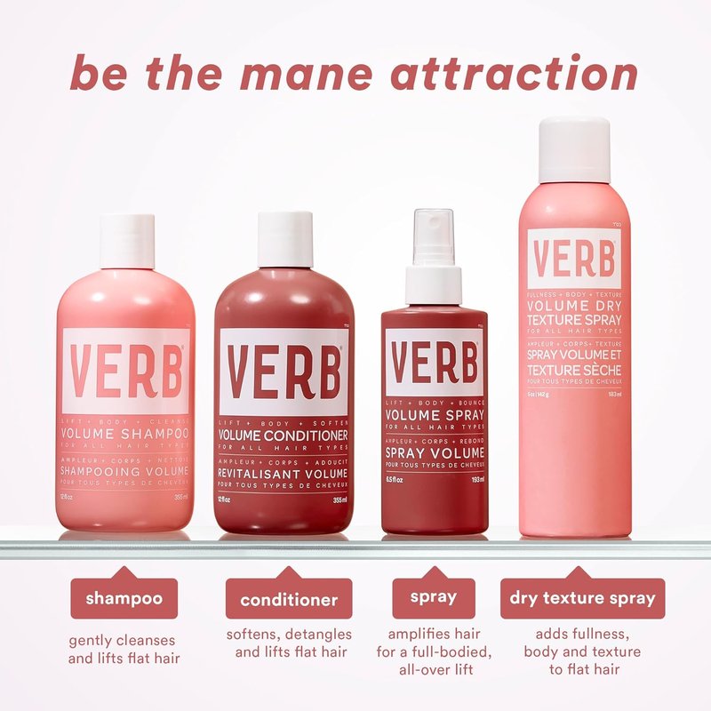 Volume Dry Texture Spray - Boosts Hair Volume & Fullness | Sulfate, Paraben & Gluten Free