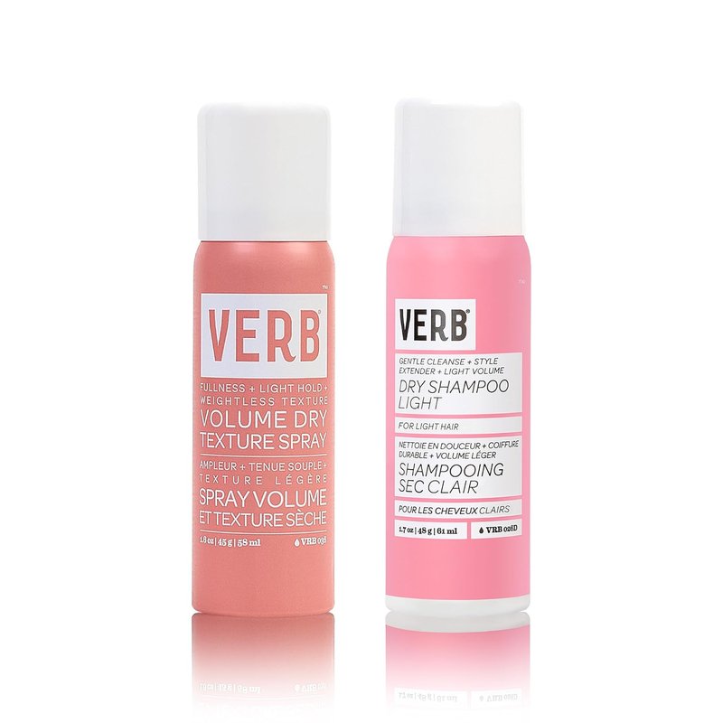 VERB Dry Shampoo Light - Refreshing Spray for Light Tones | Absorbs Oils & Extends Styles - Vegan Formula