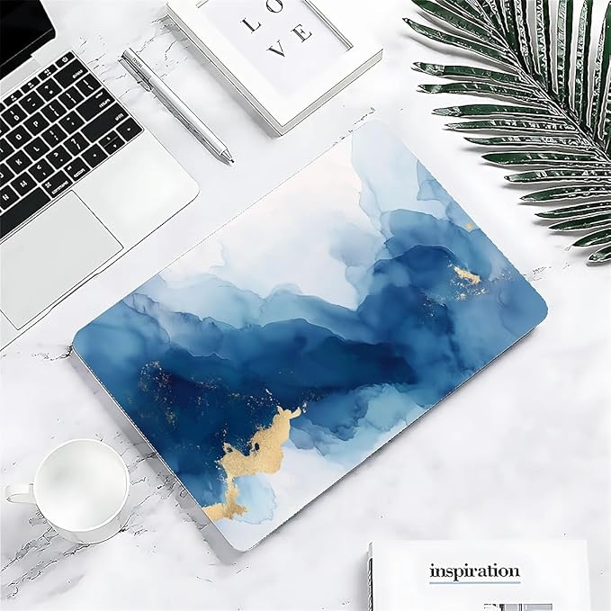 COTAIL Compatible with MacBook Air 13.3 13.6 Inch Case 2022 2021 2020 2019 Plastic Hard Shell Case Cover,13.3 Air (A1932/A2179/A2337), Blue Marble