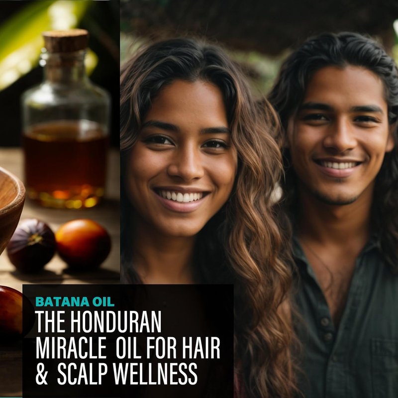 Golden Batana Oil | Dr Sebi Organic Hair Growth Oil from Honduras for Fuller, Thicker & Healthier Hair | 4 oz