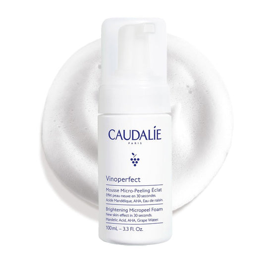 Caudalie Vinoperfect Instant Brightening Mandelic Acid and AHAs Micropeel Foam Cleanser - 100 mL