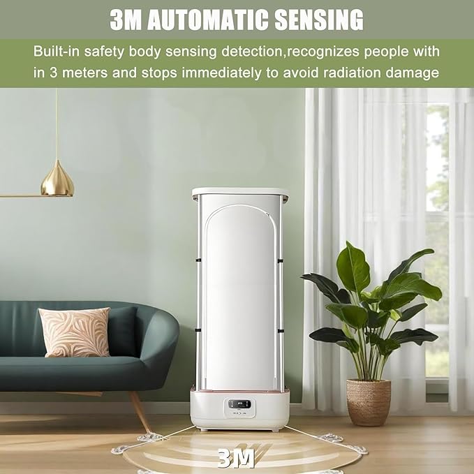 Upgraded Garment Steamers, Vertical Steam Iron Automatic Steam Closet Folding Clothes Machine, Control Electric Clothes Drying Rack for Clothes Fabric