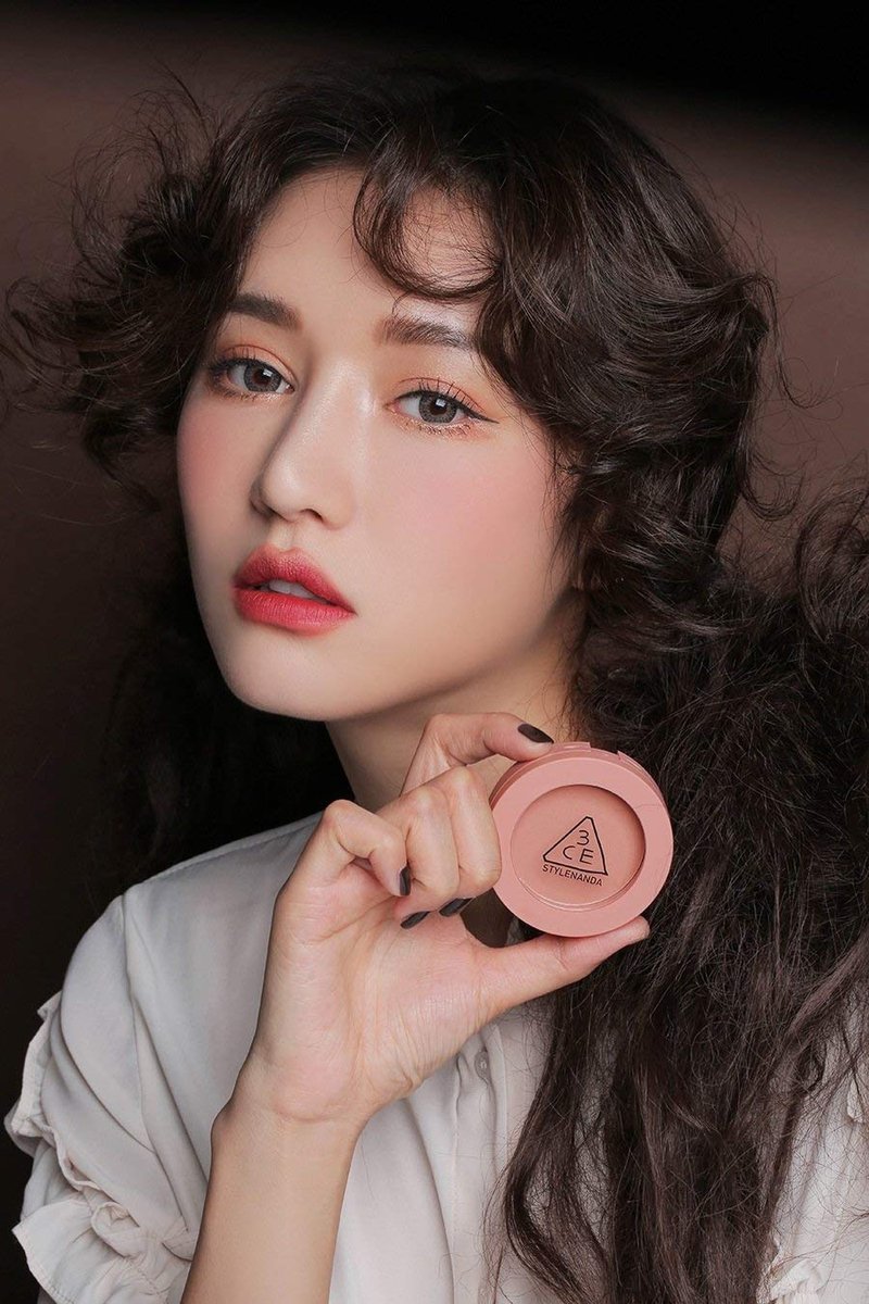 3CE Mood Recipe Face Blush - Mono Pink for Natural Glow | Long-lasting Color
