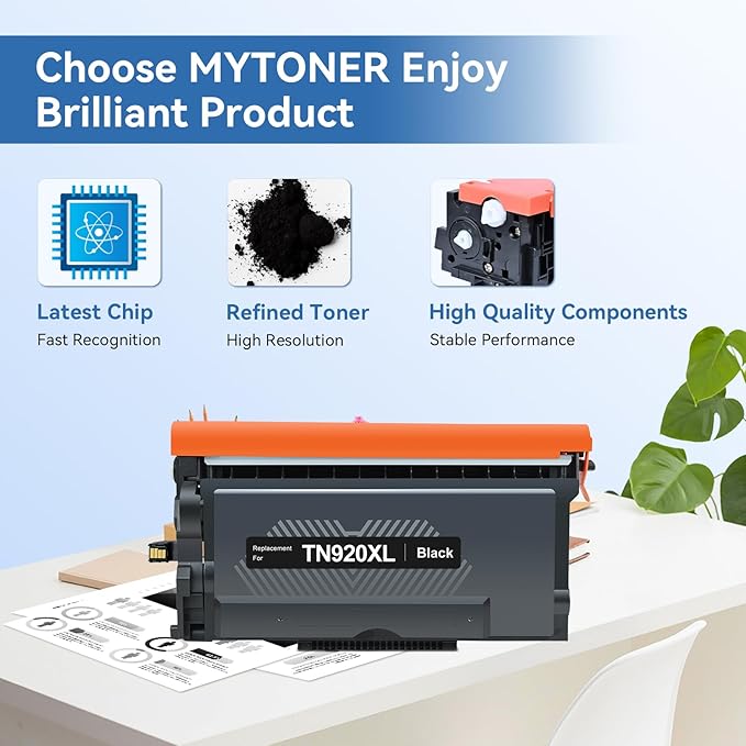 MYTONER Compatible Toner Cartridge Replacement for Brother TN920XL TN920 , 5Pack