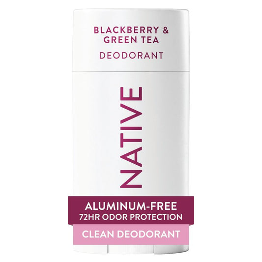 Native Deodorant Contains Naturally Derived Ingredients, 72 Hour Odor Control, Deodorant for Women and Men, Aluminum Free, Blackberry & Green Tea 2.65oz