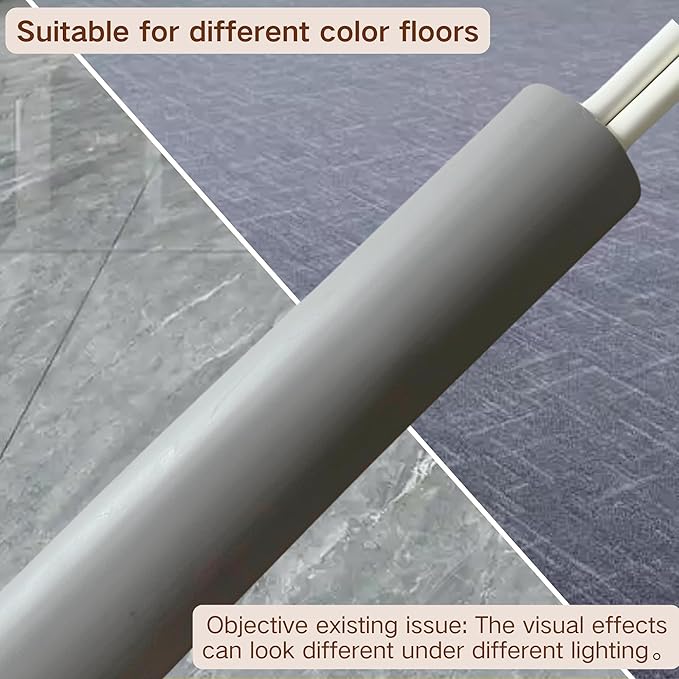 BEIEBIJOB Self Adhesive Floor Cord Cover, Cable Protector, 10ft, Gray