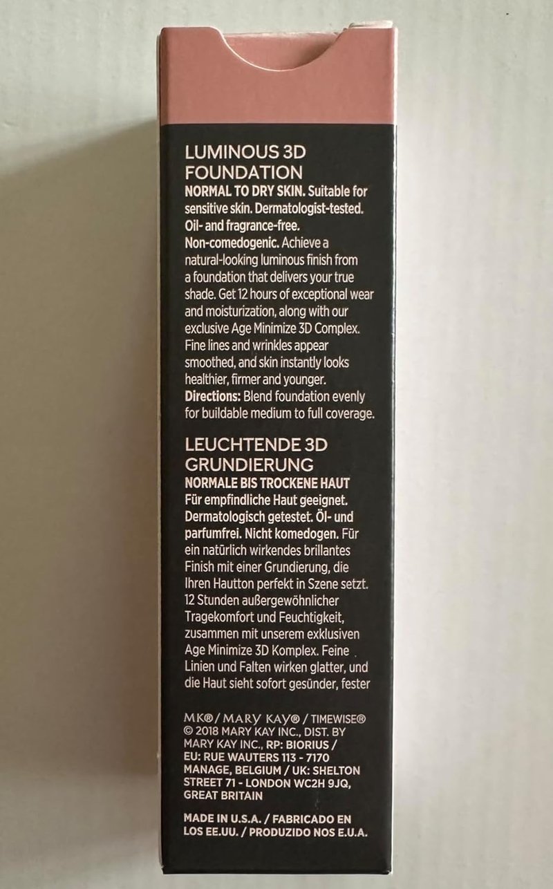 TimeWise Luminous 3D Foundation - Flawless Coverage in Beige N 150 | 1 Fl oz.