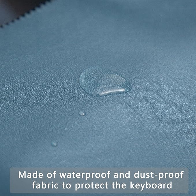 Mooson Keyboard Piano Cover, Digital Piano Dust Cover, Light Luxury Soft and Premium Surface, Thickening Electronic Organ Covering Keyboard Update Encasement (Blue)