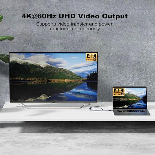 20Gbps USB C 3.2 Extension Cable, USBC 3.2 Gen2 Type-c Male to Female Extender Cable Ultra HD 4K@60Hz 240W Charging 20Gbps Data Transfer Compatible with External SSD eGPU (Extension 20G 240W-0.25M)