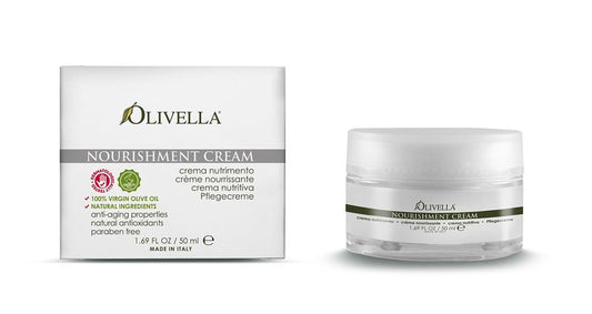 OLIVELLA Nourishment Face Cream, Olive, 1.69 Fluid Ounce
