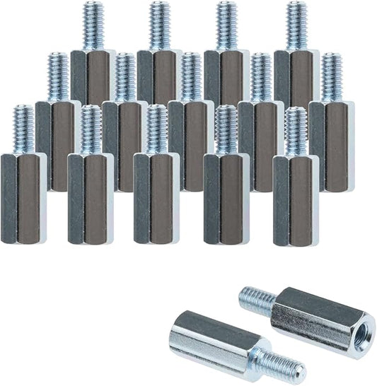 Kado M4x14mm Hex Stainless Steel Standoff Spacer Screw Nut Bolt Set 16pcs