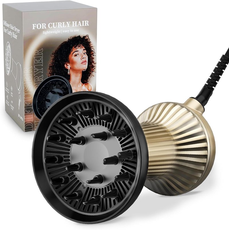 BAUTIA Hair Dryer Diffuser for Curly Hair - Lightweight Volumizing Tool | Easy to Use