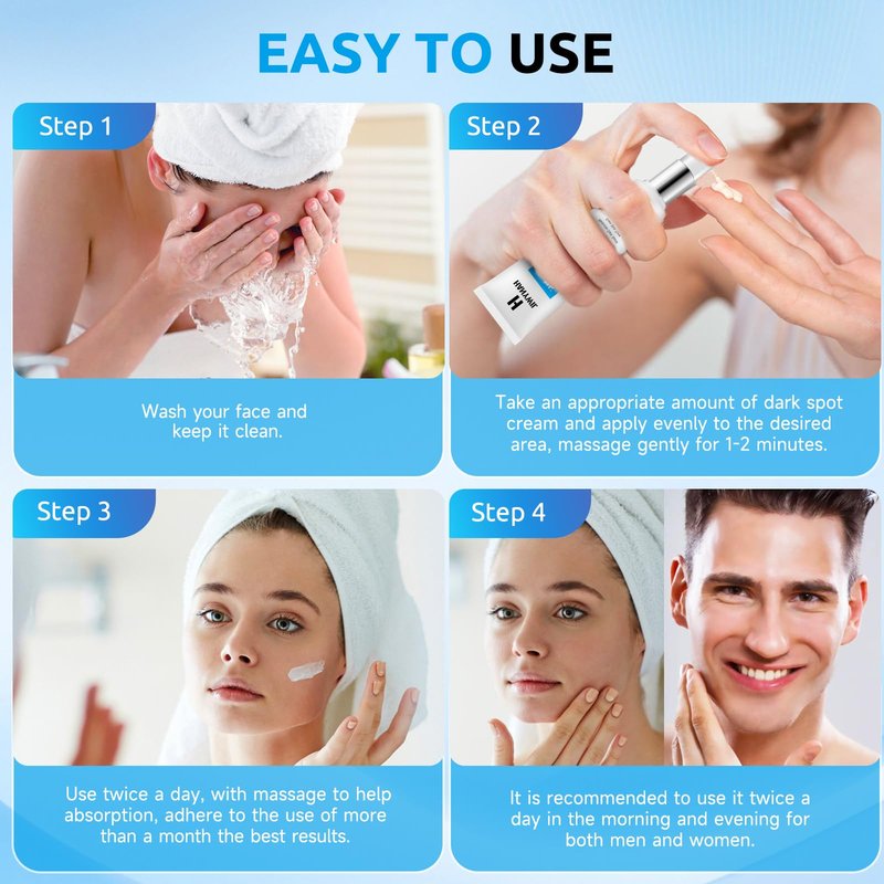 HANYWIL Dark Spot Remover for Face & Body Serum,Dark Spot Corrector Serum for Hyperpigmentation,Treatment for Sun Spots, Age Spots, Melasma, Dermatologist-Tested Skin Tone Evenser (2.0 Fl Oz)