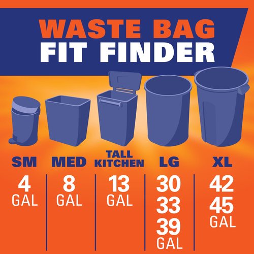Hefty Ultra Strong 30 Gallon Trash Bags, Large Trash Bags 30 Gallon Size, Multipurpose, Break Resistant Drawstring Closure, Resists Leaks, Punctures, and Tears, Black, Fabuloso Scent, 50 Bags