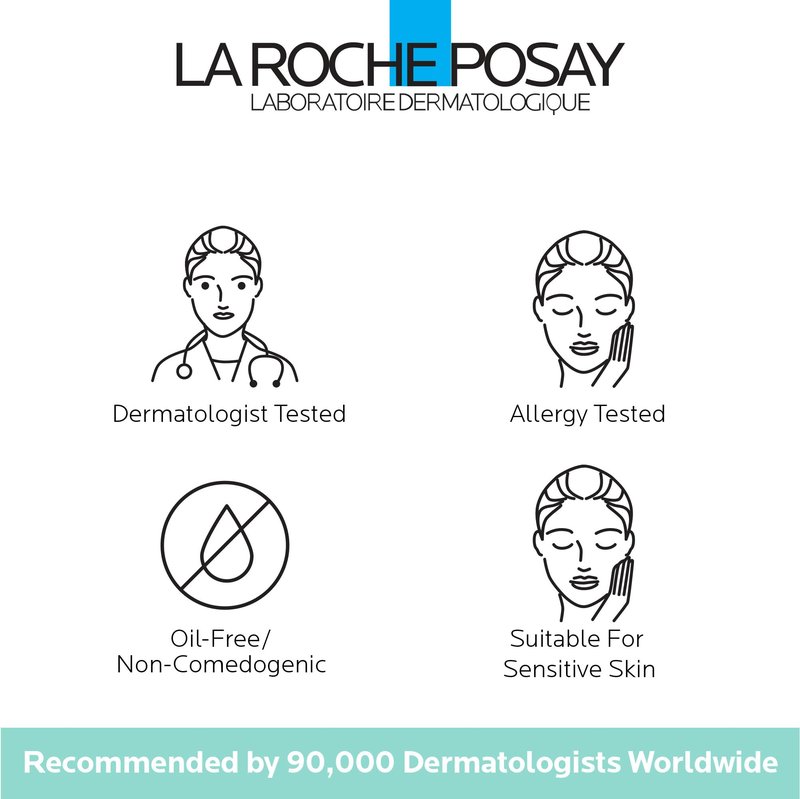 La Roche-Posay Hydraphase HA Light Face Moisturizer, Hyaluronic Acid Face Moisturizer with 72HR Hydration, Oil Free & Non-Comedogenic, 50 ML, 1.69 fl. oz.